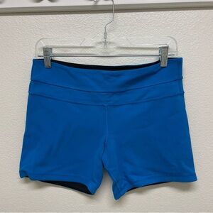 LuluLemon Athletica Shorts Size 8 / 10 Blue & Black Reversible